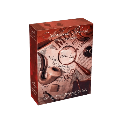 Jeu de société Sherlock Holmes Détective Conseil : Jack l'Éventreur et Aventures à West End, ambiance enquête.