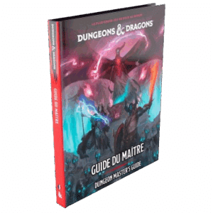 Dungeons & Dragons Guide du Maître (Dungeon Master's Guide) édition française. Scène de combat épique entre héros et entité démoniaque.