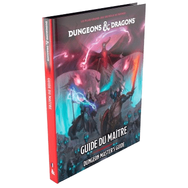 Dungeons & Dragons Guide du Maître (Dungeon Master's Guide) édition française. Scène de combat épique entre héros et entité démoniaque.
